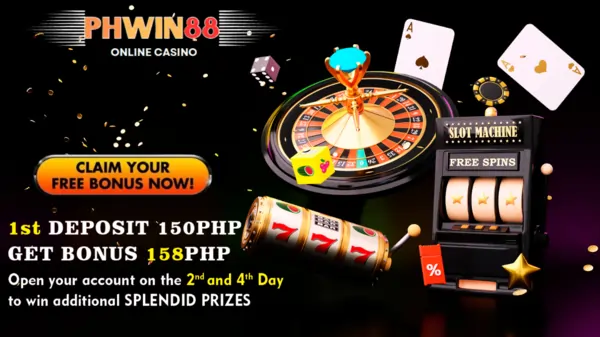 Phwin88 Deposit 150Php Get Bonus 158Php