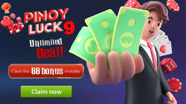 PinoyLuck9 Claim Free 88 bonus Everyday